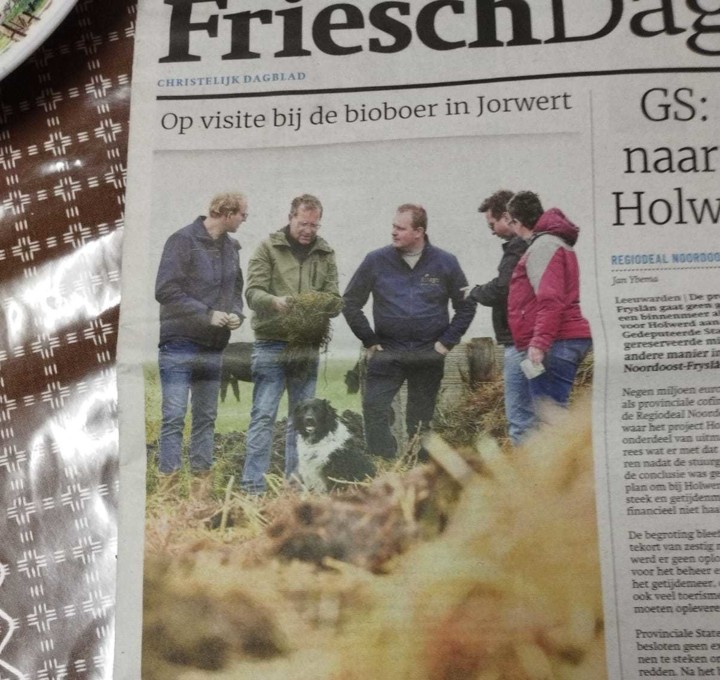 Voorpaginanieuws bij het Friesch Dagblad